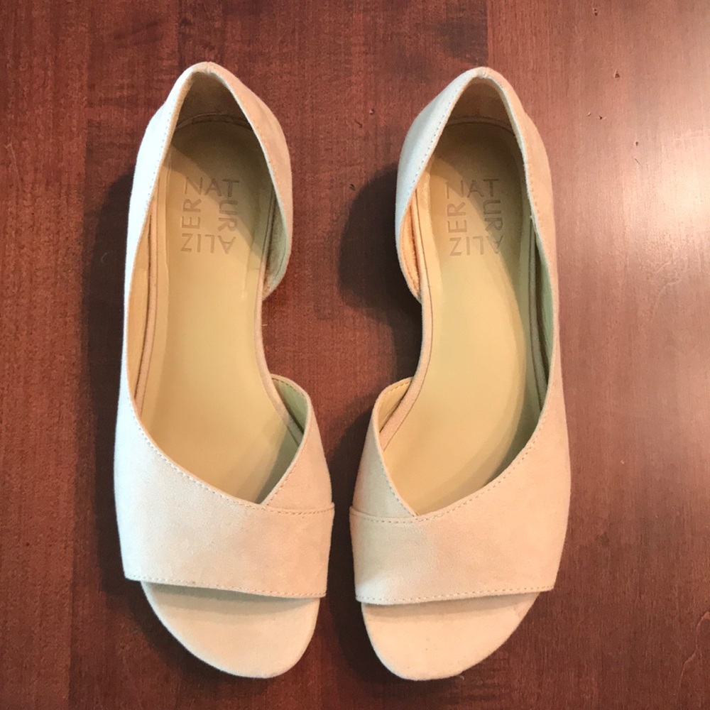 Tan Suede Flats Wedges NEW!! (Darker irl)